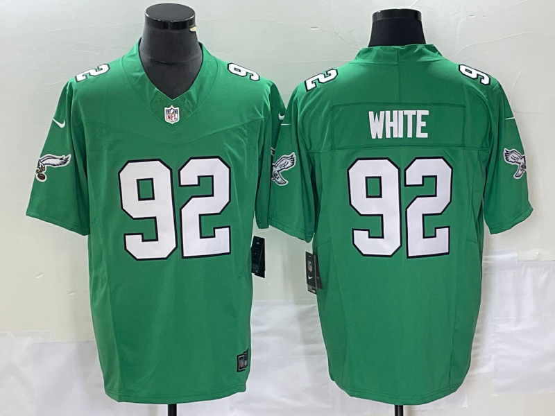 Men's Philadelphia Eagles Reggie White Kelly Green Game Jersey