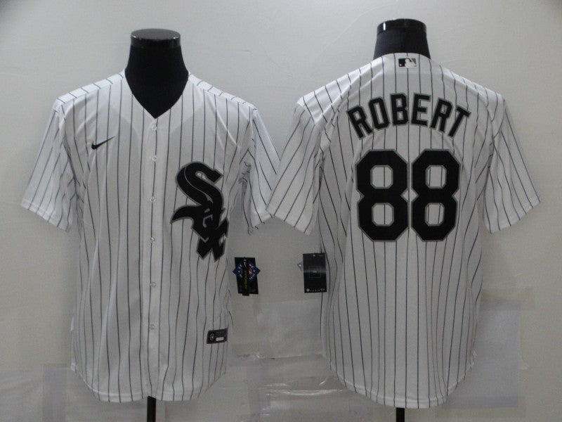 Men's Chicago White Sox Luis Robert White Replica Baseball Jersey