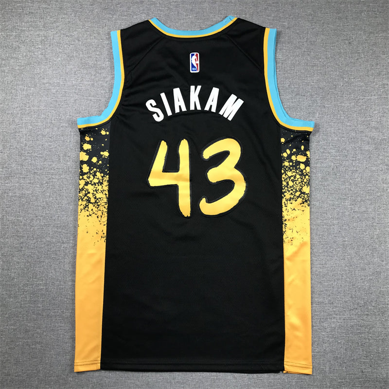 Men's Indiana Pacers Pascal Siakam Black 2023/24 Swingman Jersey - City Edition