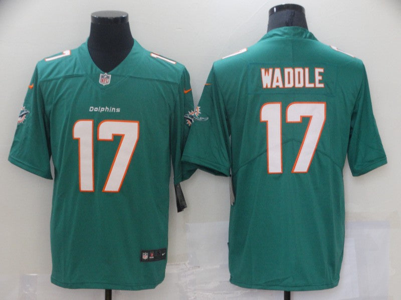 Men's Miami Dolphins Jaylen Waddle Green Game Jersey