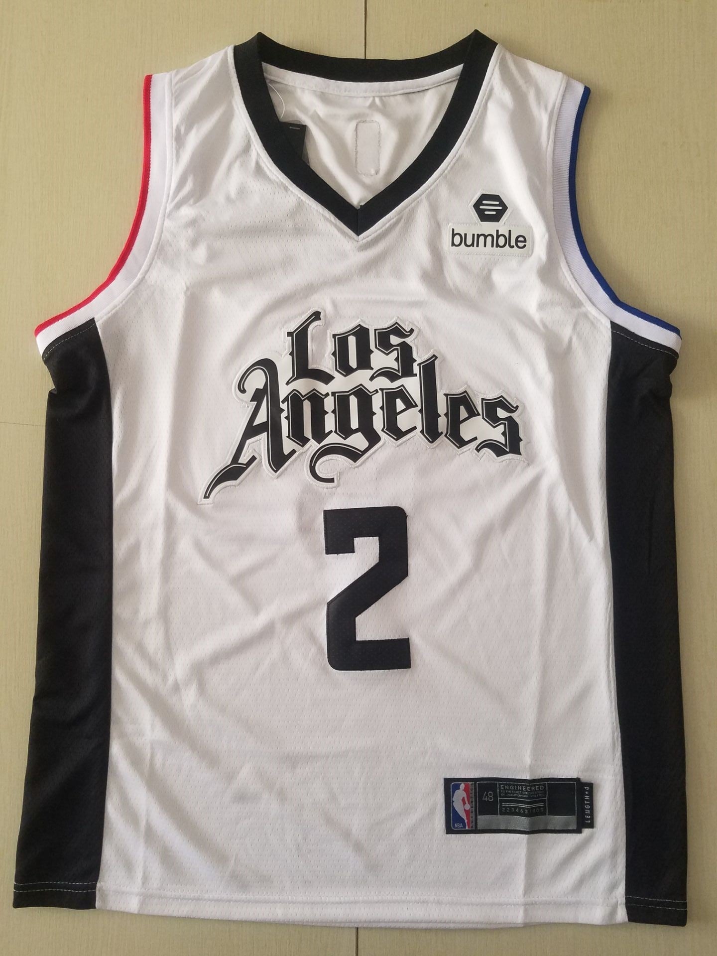 Men's LA Clippers Kawhi Leonard NBA White Swingman Player Jersey