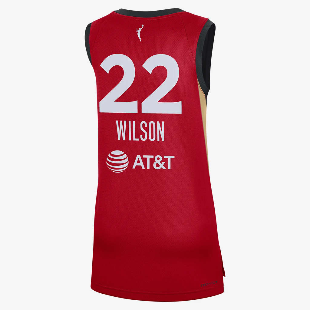 Men's Las Vegas Aces A¡¯Ja Wilson Red Player Jersey