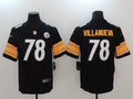 Men's Pittsburgh Steelers Alejandro Villanueva Black Game Jersey