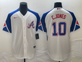 Men's Atlanta Braves Chipper Jones White 2023 City Connect Replica Player Jersey