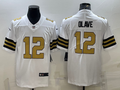 Men's New Orleans Saints Chris Olave White Player Game Jersey