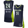 Men's Dallas Wings Arike Ogunbowale Navy Explorer Edition Victory Jersey
