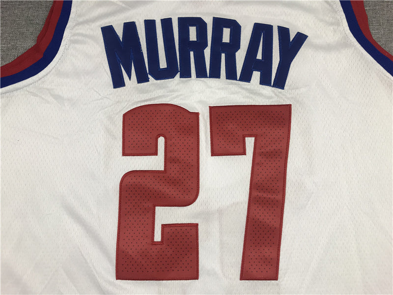 Men's Denver Nuggets Jamal Murray White 2020/21 Swingman Player Jersey