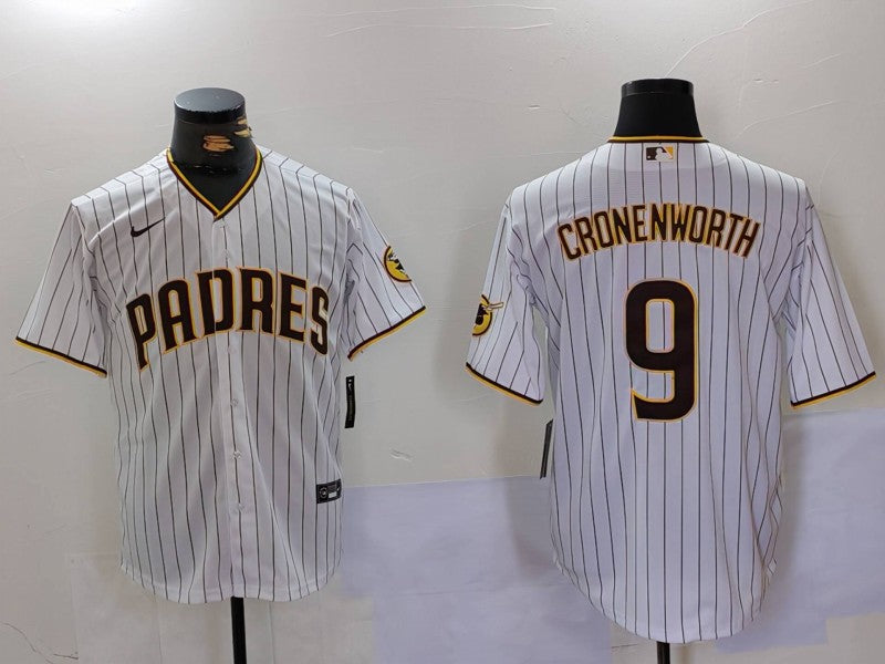 Men's San Diego Padres Jake Cronenworth White Stitched Jersey