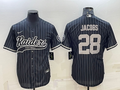 Men's Las Vegas Raiders Josh Jacobs Black Player Game Jersey Joint Edition