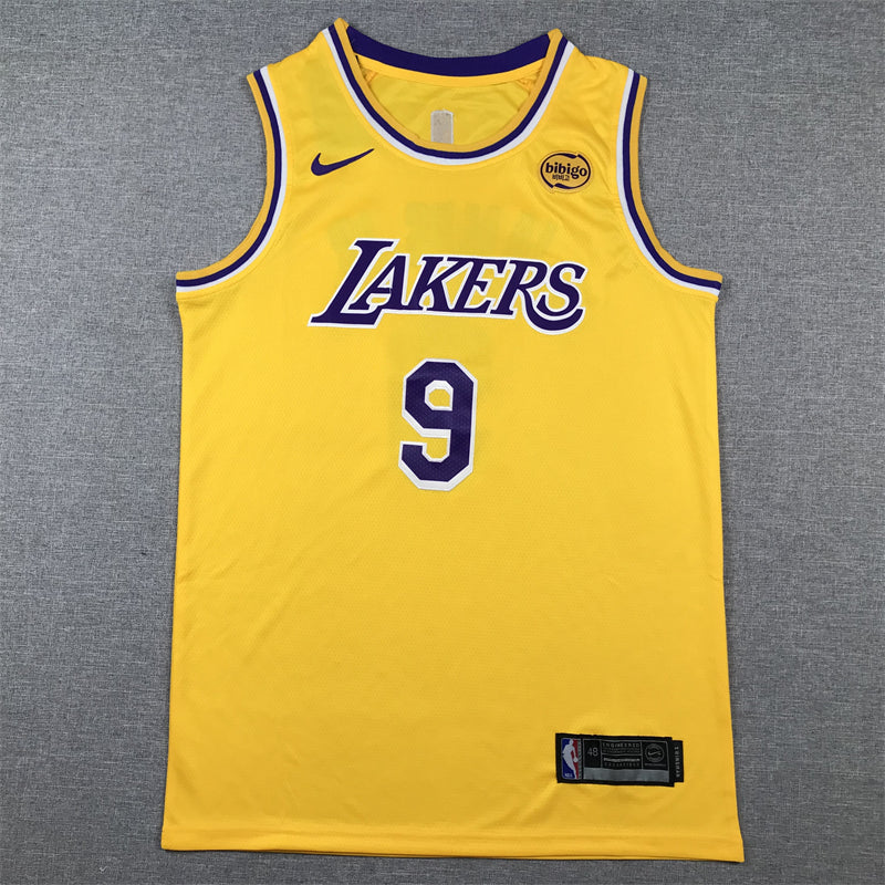 Men's Los Angeles Lakers Bronny James Gold Swingman Player Jersey - Icon Edition