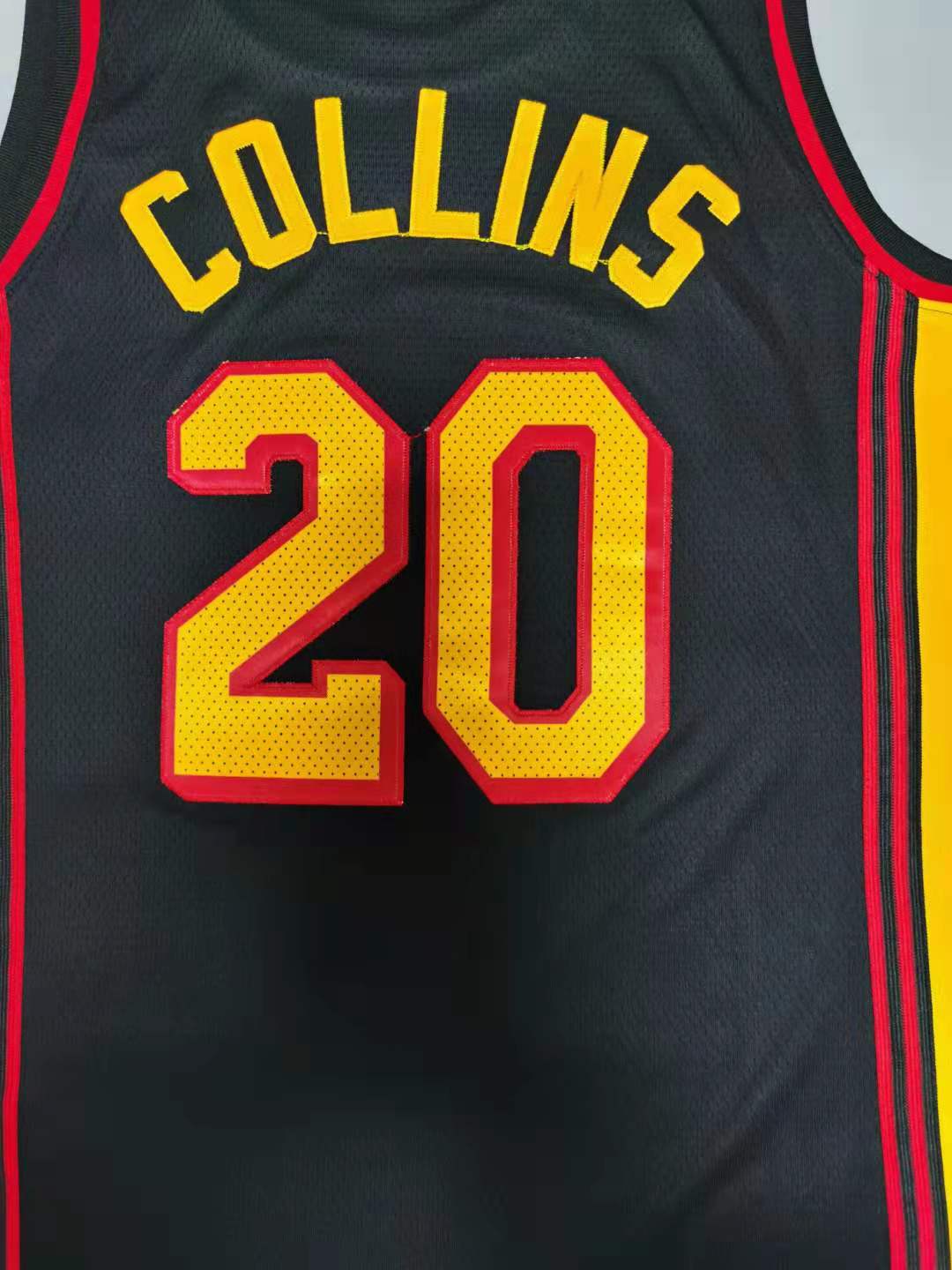Men's Atlanta Hawks John Collins Black 2020/21 Swingman Jersey