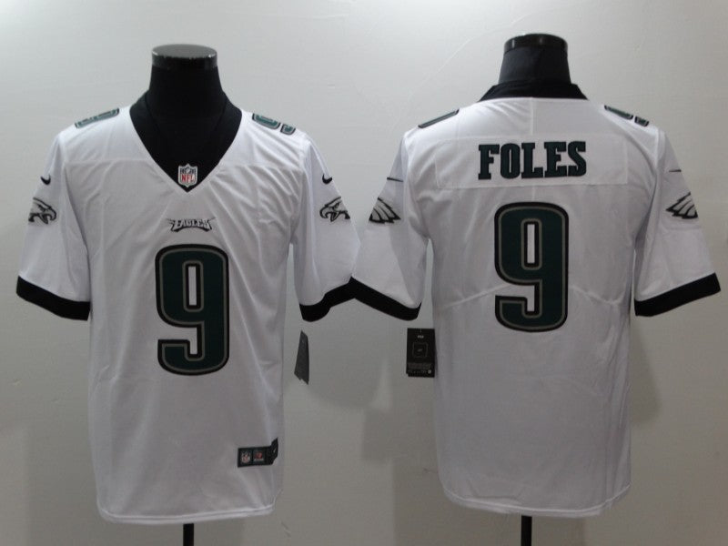 Men's Philadelphia Eagles Nick Foles White Game Jersey