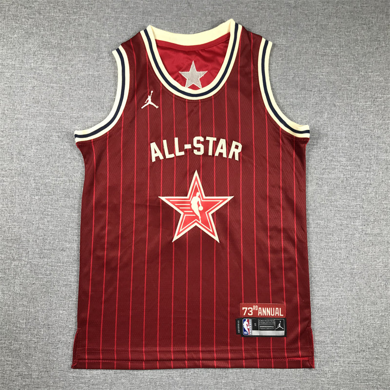 Men's Dallas Mavericks Luka Doncic Red 2024 NBA All-Star Game Swingman Jersey