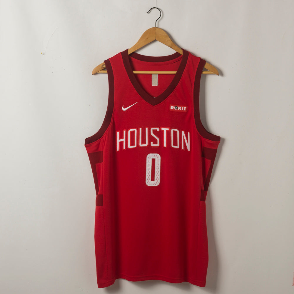 Men's Houston Rockets Russell Westbrook NBA Red Classics Swingman Jersey