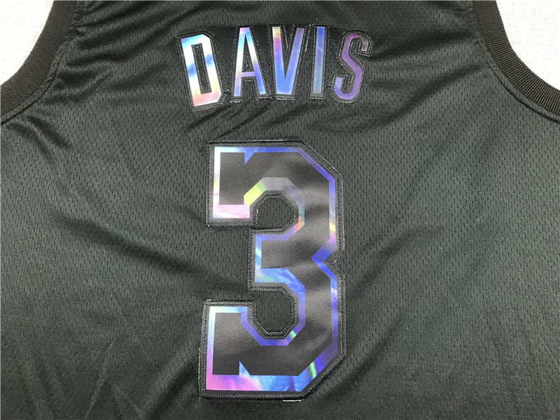 Men's Los Angeles Lakers Anthony Davis Black Swingman Player Jersey