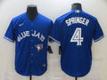 Men's Toronto Blue Jays George Springer Blue Replica Baseball Jersey