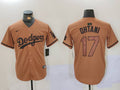 Men's Los Angeles Dodgers Shohei Ohtani Brown Game Jersey