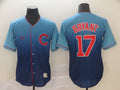 Men's Chicago Cubs Kris Bryant Blue Player Jersey