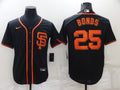 Men's San Francisco Giants Barry Bonds Black Replica Baseball Jersey