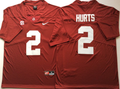 Men's Alabama Crimson Tide Jalen Hurts Crimson Player Game Jersey