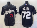 Men's Los Angeles Dodgers Manny Rojas Black Replica Player Jersey