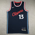 Men's LA Clippers Paul George Navy Swingman Jersey