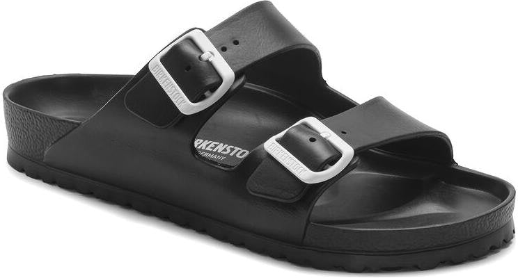 Birkenstock EVA 1025818 Black Double Buckle Slide Sandals