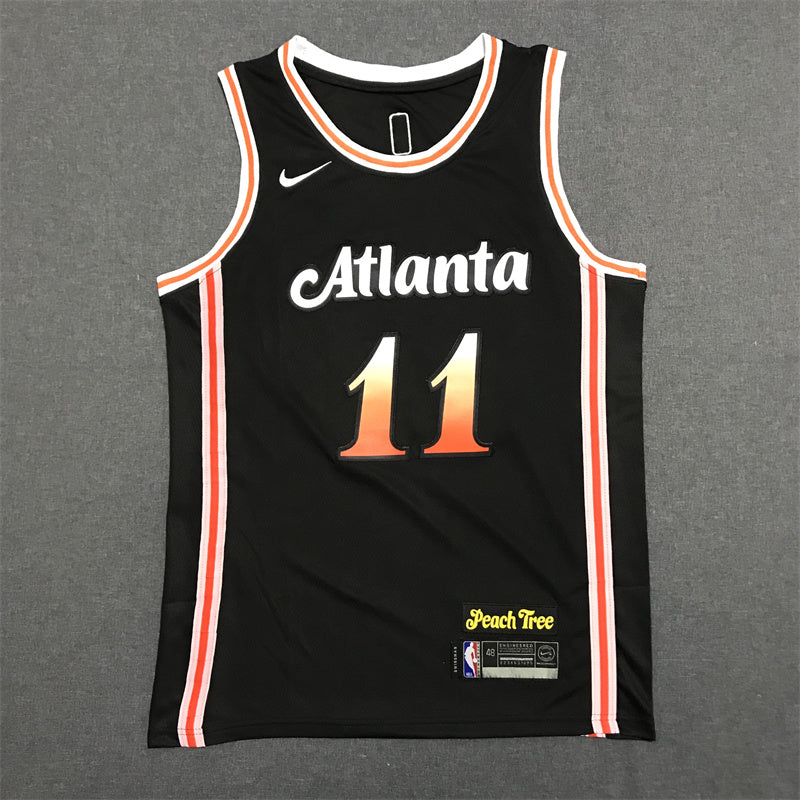 Men's Atlanta Hawks Trae Young Black 2022/23 Swingman Jersey - City Edition