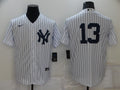 Men's New York Yankees Alex Rodriguez White Replica Player Name Jersey