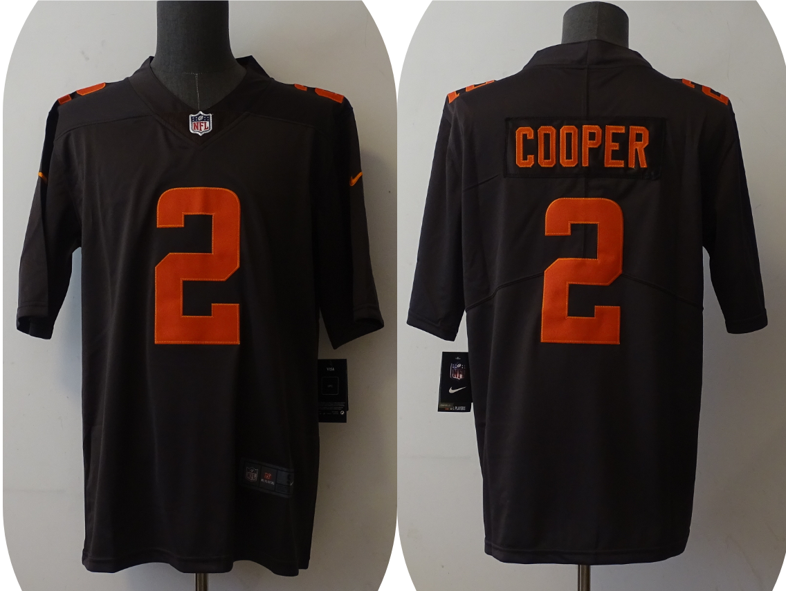 Men's Cleveland Browns Amari Cooper Brown Game Jersey