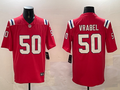 Men's New England Patriots Mike Vrabel Red Retired Player Alternate Game Jersey
