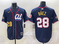 Men's American League Javier Baez Navy 2025 All-Star Edition Limited Player Jersey
