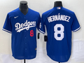 Men's Los Angeles Dodgers Enrique Hernandez Blue Replica Player Jersey