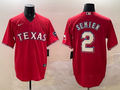 Men's Texas Rangers Marcus Semien Red Replica Player Jersey