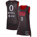 Men's Indiana Fever Kelsey Mitchell Black Rebel Edition Victory Player Jersey