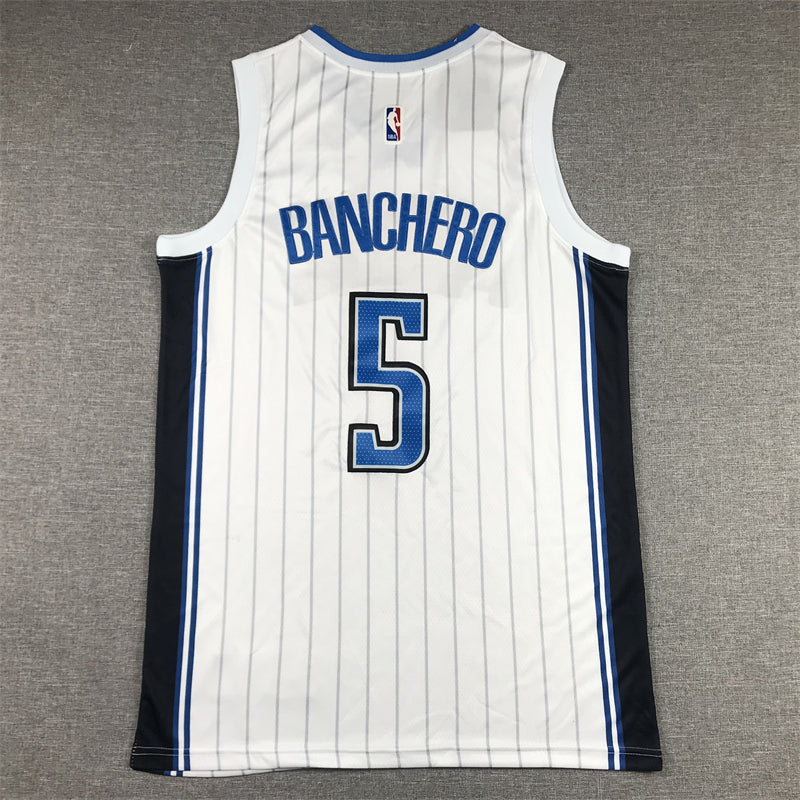 Men's Orlando Magic Paolo Banchero White 2022/23 Fast Break Replica Jersey - Association Edition