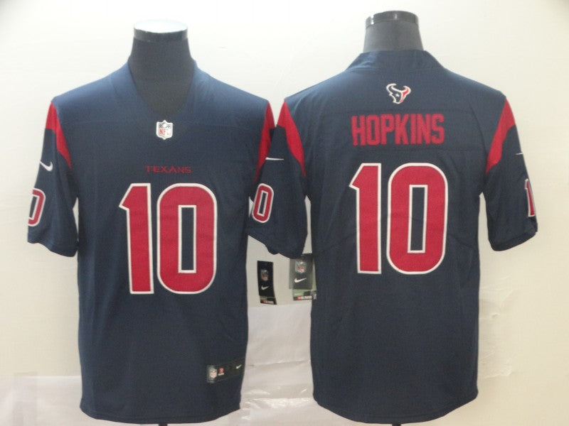 Men's Houston Texans DeAndre Hopkins Navy Game Player Jersey
