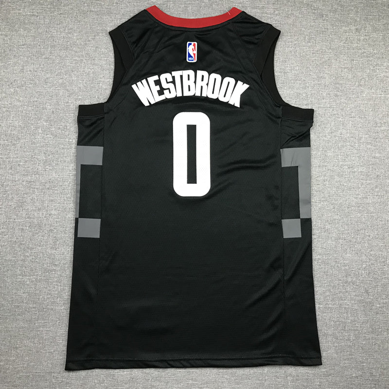 Men's Houston Rockets Russell Westbrook NBA Black Classics Swingman Jersey