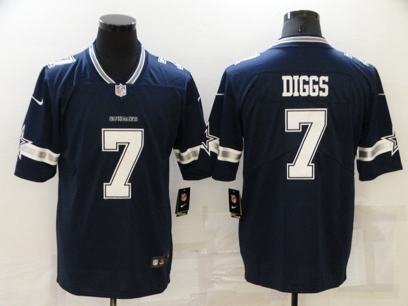 Men's Dallas Cowboys Trevon Diggs Navy Game Player Jersey