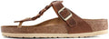 Birkenstock Gizeh Braided Waxy Leather 1021336 Narrow Fit Cognac Sandals
