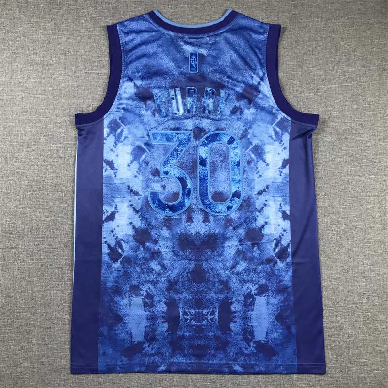 Men's Golden State Warriors Stephen Curry Royal Select Series Swingman Jersey