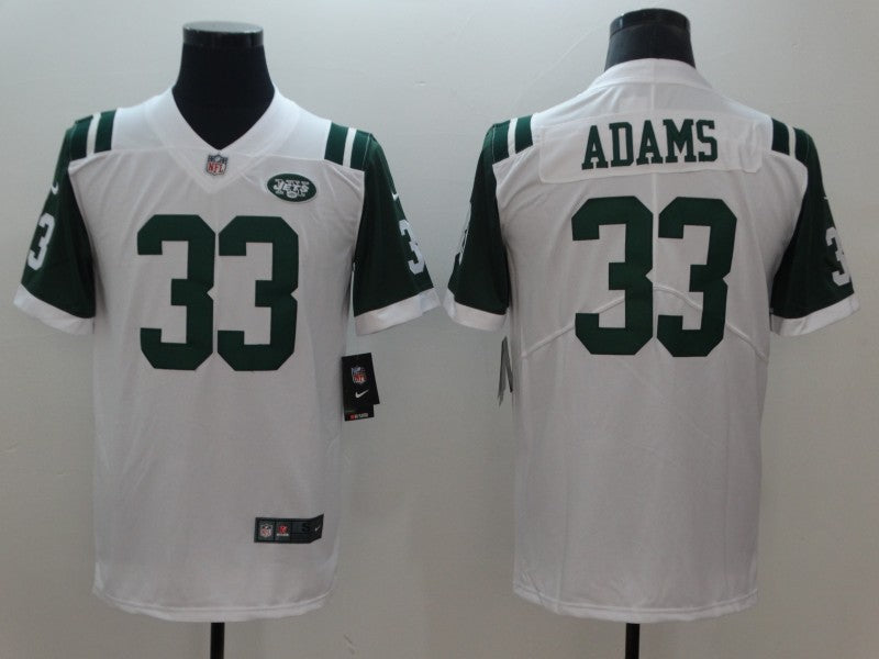Men's New York Jets Jamal Adams White Game Player Jersey