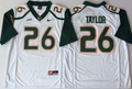 Men's Miami Hurricanes Sean Taylor White Team Football game Jersey