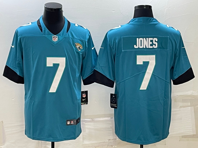 Men's Jacksonville Jaguars Zay Jones Teal Game Jersey