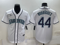 Men's Seattle Mariners Julio Rodriguez White Replica Baseball Jersey