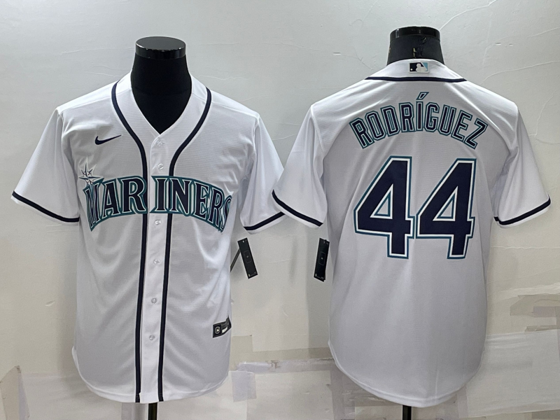 Men's Seattle Mariners Julio Rodriguez White Replica Baseball Jersey