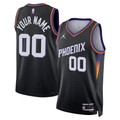 Men's Phoenix Suns Black Swingman Custom Jersey - Statement Edition