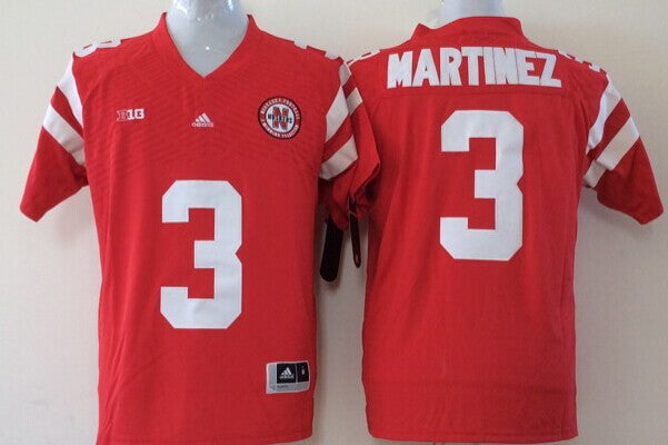 Men's Nebraska Huskers Taylor Martinez Scarlet Player Game Jersey
