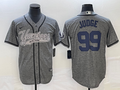 Men's New York Yankees Aaron Judge Gray Game Jersey Joint Edition