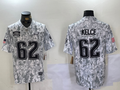 Men's Philadelphia Eagles Jason Kelce Arctic Camo 2024 Salute to Service Limited Jersey